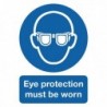 Eye Protection Must be Worn A4 PVC Sign
