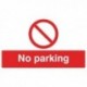 No Parking 300x500mm PVC Sign