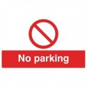 No Parking 300x500mm PVC Sign