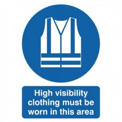 Hi Vis Clothing Must be Worn A4 Sign