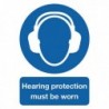 Ear Protection Must be Worn A4 PVC Sign