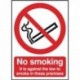 Safety Sign 210x148mm No Smoking Slf-Adh