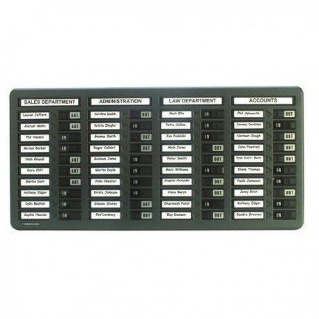 Indesign Grey 40 Name In/Out Board