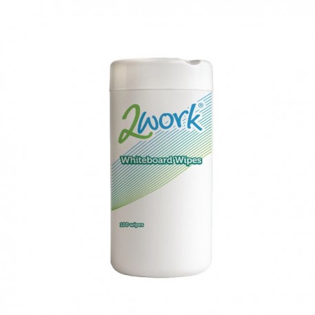 2Work Whiteboard Cleaning Wipes Tub100