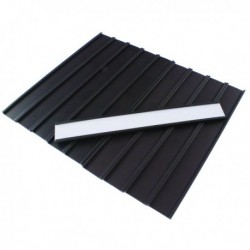 Nobo Grey 150x20mm Magn Name Holder Pk10