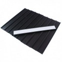 Nobo Grey 150x20mm Magn Name Holder Pk10