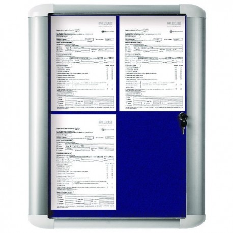 Bi-Office 450x614mm Blue Ext Disp Case