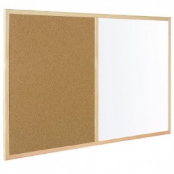 Bi-Office Cork Combo Board 900x600mm