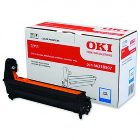 Oki C711 Image Cyan Drum 44318507