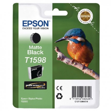 Epson T1598 Matte Black Inkjet Cartridge