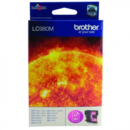 Brother Magenta LC980M Inkjet Cartridge