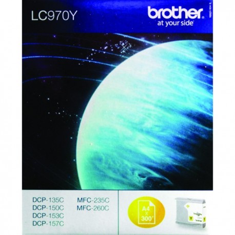 Brother LC970Y Yellow Inkjet Cartridge