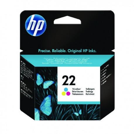 HP 22 Cyan/Magenta/Yellow Ink C9352AE