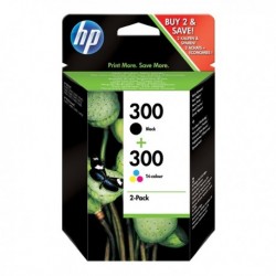 HP 300 Black/Colour Ink Twin PkCN637EE