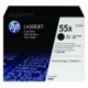 HP 55X Black Laserjet 2xToner CE255XD