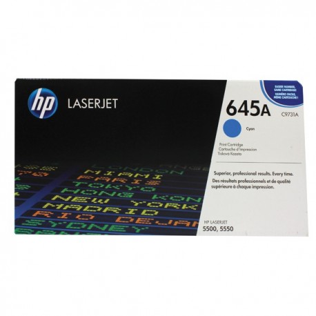 HP 645A Cyan LaserJet Toner C9731A