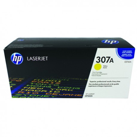 HP 307A Yellow LaserJet Toner CE742A