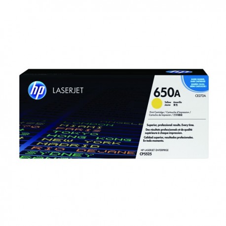HP 650A Yellow LaserJet Toner CE272A