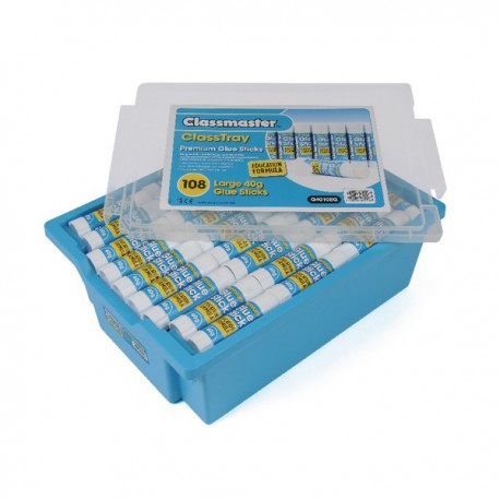 Classmaster 40g Gluestick Tray of 108