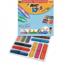 Bic Plastidecor Triangle Crayon Pk144