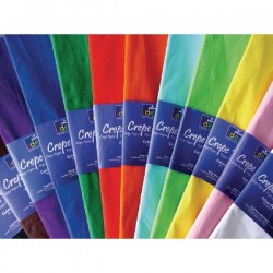 Bright Ideas Astd Crepe Paper 500mm Pk12