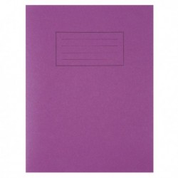 Silvine Purple 9x7 Exercise Book Pk10