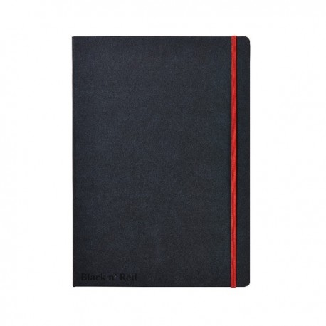 Black n Red Hard Cover Notebook A4