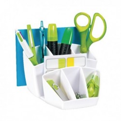 CEP White ProGloss Desk Tidy 580G