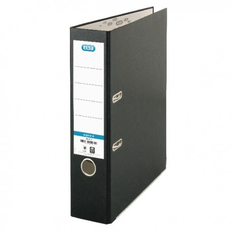 Elba Board Lever Arch File A4 Black Pk10