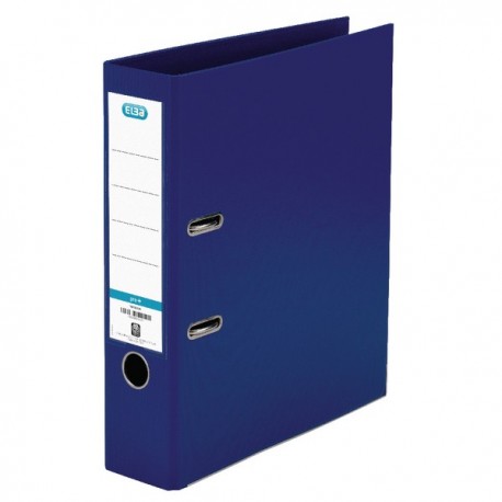 Elba 70mm Lever Arch File PVC A4 Blue