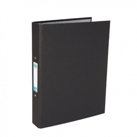 Elba Black A4 Ring Binder Ppr/Brd Pk10