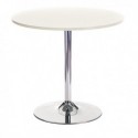 FF Arista Wht Small Bistro Trumpet Table