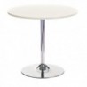 FF Arista Wht Small Bistro Trumpet Table