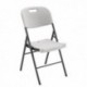 FF Jemini Folding Chair White