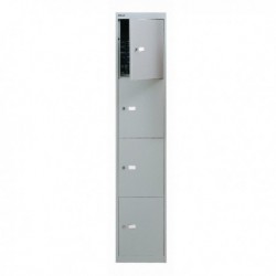 FF Bisley 4Dr Locker Goose Grey