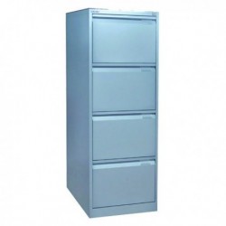 Bisley 4D Filing Cab Lock Gry Flush BS4E