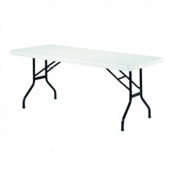 FF Jemini 1830mm Folding Rect Table Whit