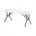 FF Jemini 1830mm Folding Rect Table Whit