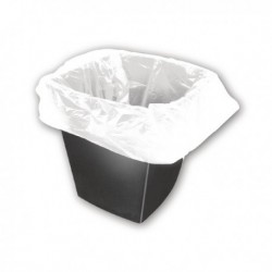 Square Bin Liner White Pk1000