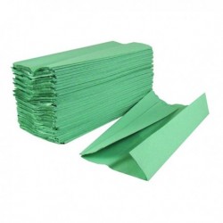 2Work 1 Ply Hand Towel Green Pk2880
