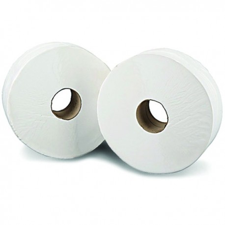 2Work Jumbo Toilet Roll 2 Ply Pk12