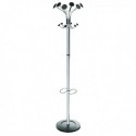 FF Alba Chromy Coat Stand Chrome Black