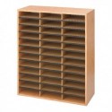 Safco 36 Part Literature Organiser Oak