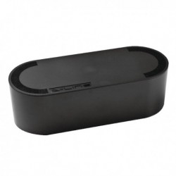 D-Line Black cable tidy unit 340x120x115