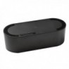 D-Line Black cable tidy unit 340x120x115