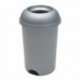 Addis Metallic Grey Open Top Lid