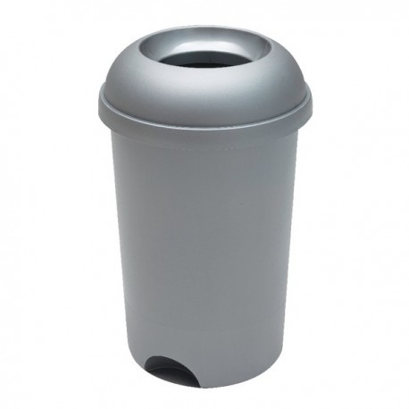 Addis Metallic Grey Open Top Lid