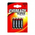 Eveready Super H/Duty AAA Batteries Pk4