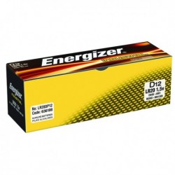 Energizer Indl Battery Size D/LR20 Pk12