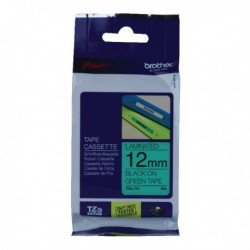 Brother Blk/Grn 12mm TZE731 P-Touch Tape